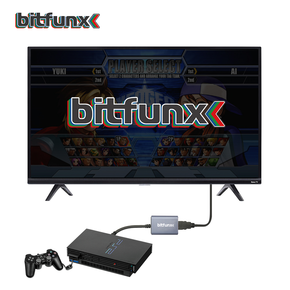 Bitfunx HDMI Adapter Lead for Sony PS2 Including RGB/Component Switch for  Connecting a PS2 to a Modern TV – Bitfunx