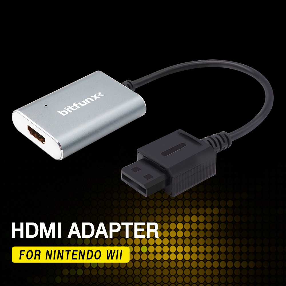 Armoedig Hobart halfrond HDMI Adapter for Nintendo Wii NTSC PAL Retro Game Consoles HD Cable Plug  And Play – Bitfunx