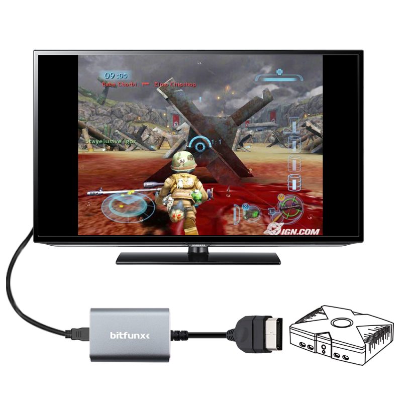 HDMI Adapter for XBOX Classic Retro Gaming Consoles HD Cable Accepts 5.